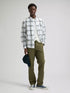 Lee Men's Button Down Shirt In Lichen Navy Plaid