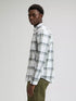Lee Men's Button Down Shirt In Lichen Navy Plaid