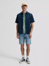 Lee Men's Short Sleeve Shirt In Rivet Navy