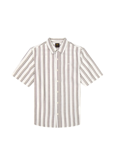 Lee Men's Short Sleeve Shirt In Lichen Cove Stripe