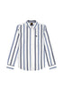 Lee Men's Button Down Tonal Shirt In Rivet Navy Stone