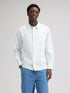 Lee Men's Work Wear Button Down Shirt In Bright White