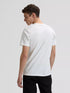 Lee Men's Short Sleeve Patch Logo T-Shirt In White