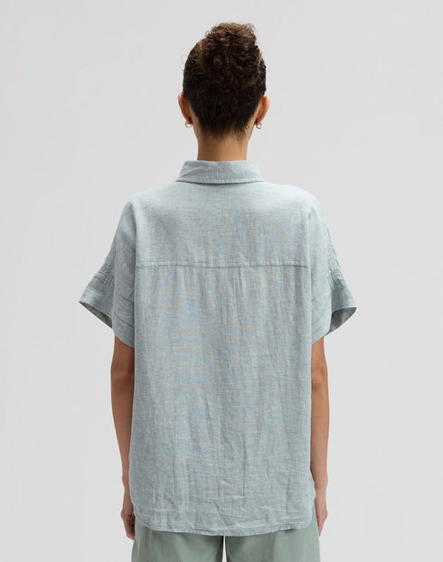 LEE SS LOOSE UTILITY SHIRT DESERT SAGE