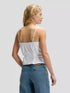 LEE LACE TRIM CAMI BRIGHT WHITE
