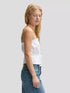 LEE LACE TRIM CAMI BRIGHT WHITE