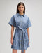LEE TIERED DRESS INDIGO PREP