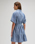 LEE TIERED DRESS INDIGO PREP
