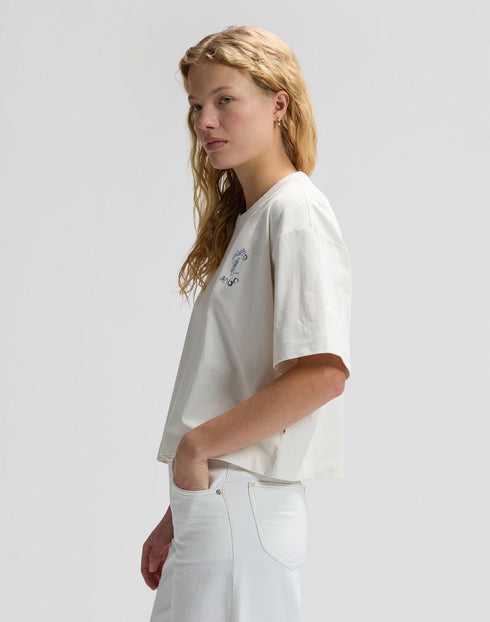 LEE LEE CRAFTED TEE ECRU