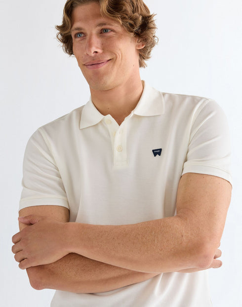 WRANGLER POLO SHIRT WORN WHITE