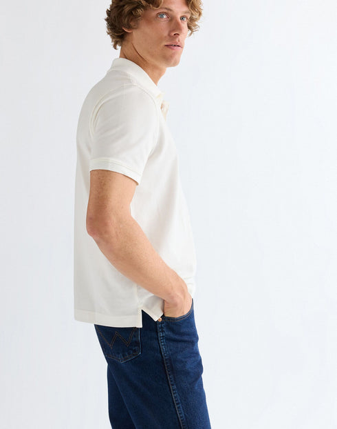 WRANGLER POLO SHIRT WORN WHITE