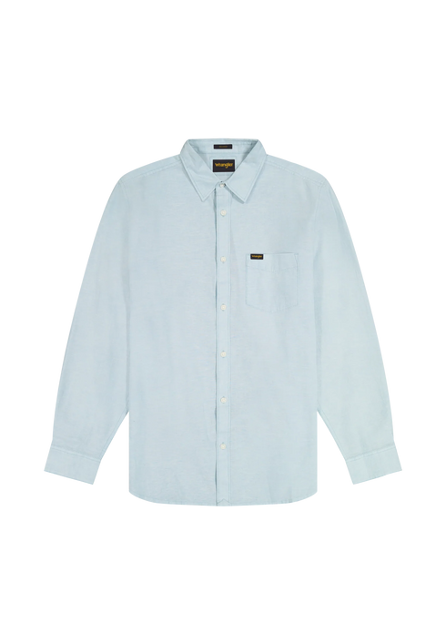 WRANGLER 1 PKT SHIRT FORGET ME NOT