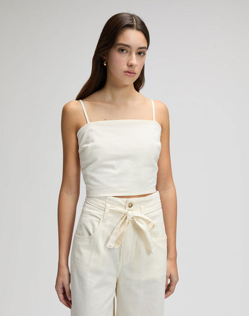 LEE STRAPPY TANK NATURAL