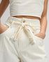 LEE PLEATED TROUSER NATURAL