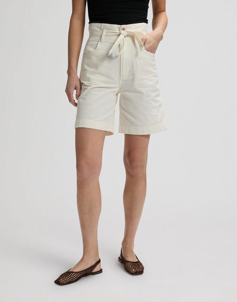 LEE PLEATED BERMUDA NATURAL
