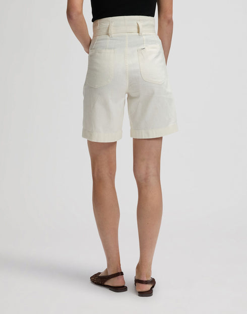 LEE PLEATED BERMUDA NATURAL