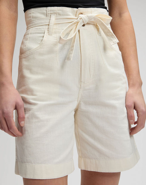 LEE PLEATED BERMUDA NATURAL