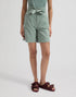 LEE PLEATED BERMUDA DESERT SAGE
