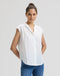 LEE CAP SLEEVE SHIRT BRIGHT WHITE