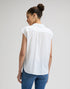 LEE CAP SLEEVE SHIRT BRIGHT WHITE