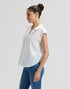 LEE CAP SLEEVE SHIRT BRIGHT WHITE