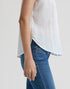 LEE CAP SLEEVE SHIRT BRIGHT WHITE