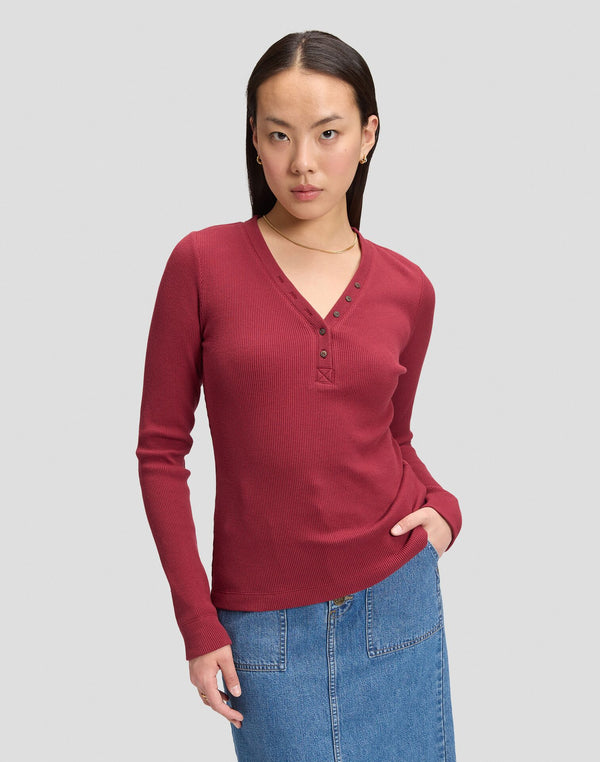 LEE LS WAFFLE HENLEY TIBETAN R