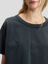 LEE SS CROPPED TEE WASHED BLACK