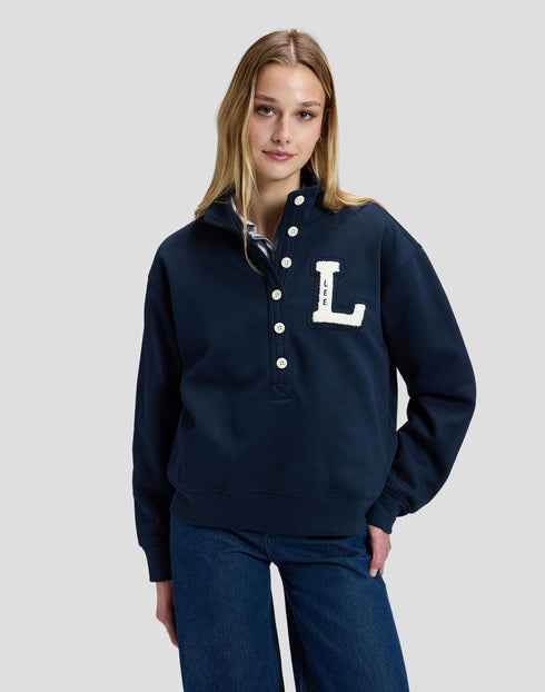 LEE POPOVER SWEATSHIRT RIVET N