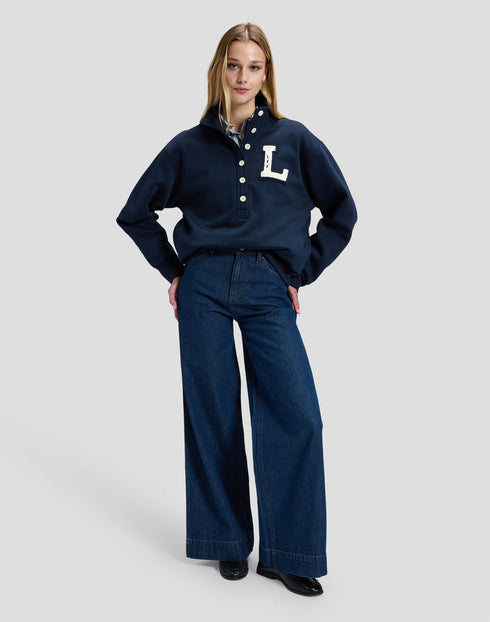 LEE POPOVER SWEATSHIRT RIVET N