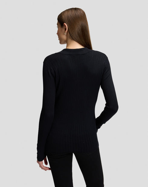 LEE LS POLO BLACK