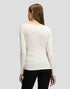 LEE LS BOAT NECK TEE ECRU