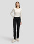 LEE LS BOAT NECK TEE ECRU