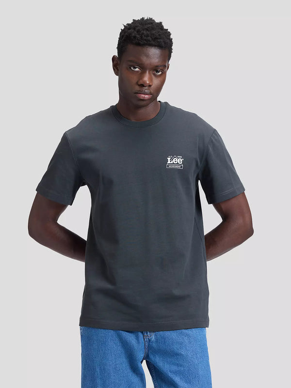 LEE WORKWEAR CREW TEE WASHED BLACK