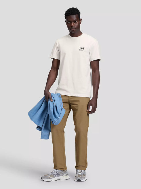 LEE WORKWEAR CREW TEE ECRU