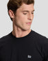 LEE LS PATCH LOGO TEE BLACK