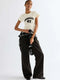 WRANGLER SHRUNKEN BAND TEE EGRET