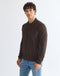 WRANGLER LS POLO SHIRT CHOCOLA
