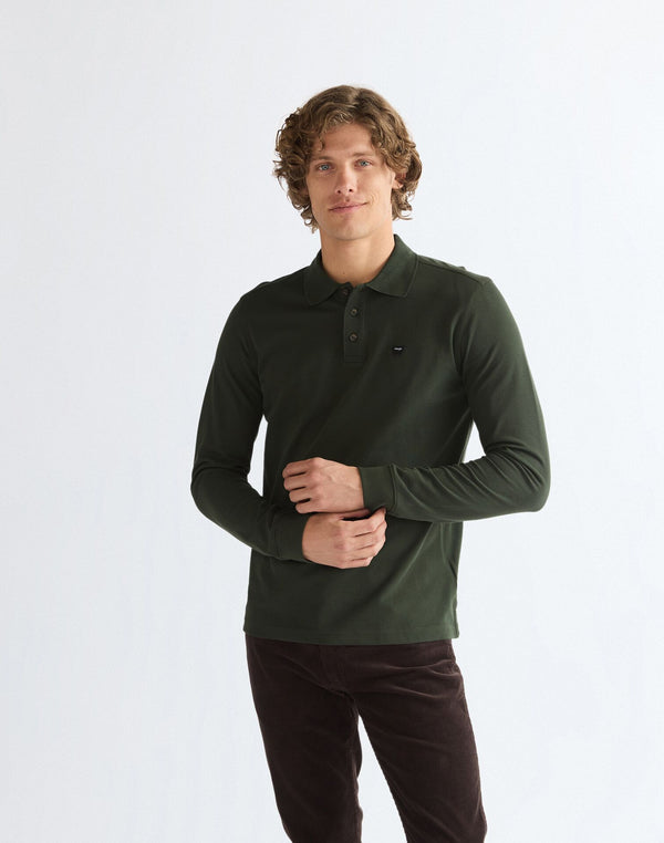WRANGLER LS POLO SHIRT ROSIN