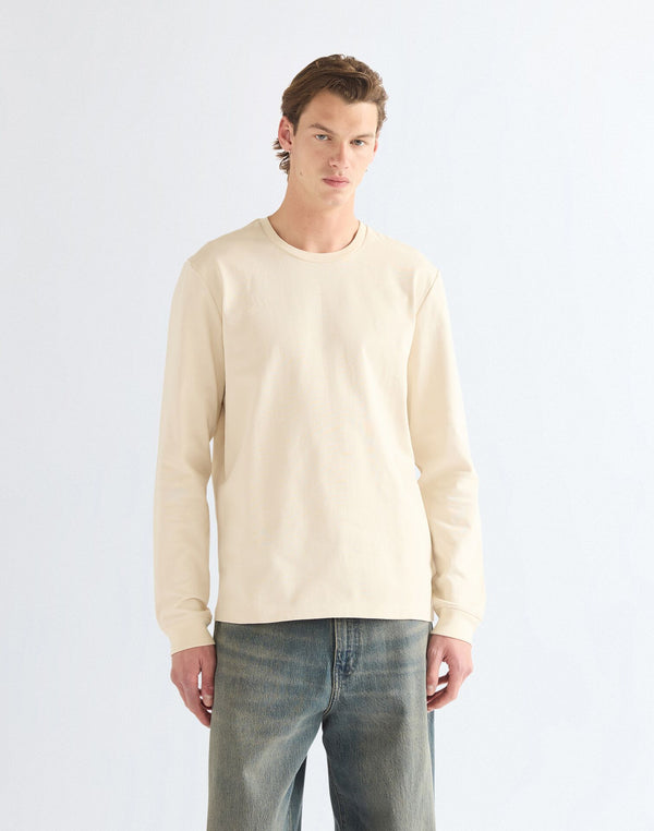 WRANGLER LS TEE ALMOND MILK