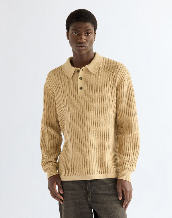 WRANGLER POLO SWEATER MOJAVE H