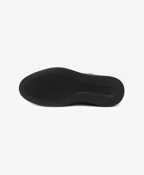 Greyder Men's Leather Formal Shoes in Black