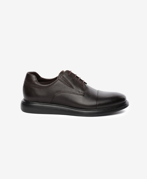 Greyder Men's Formal Leather Shoes in Brown