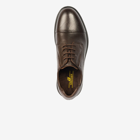 Greyder Men's Formal Leather Shoes in Brown