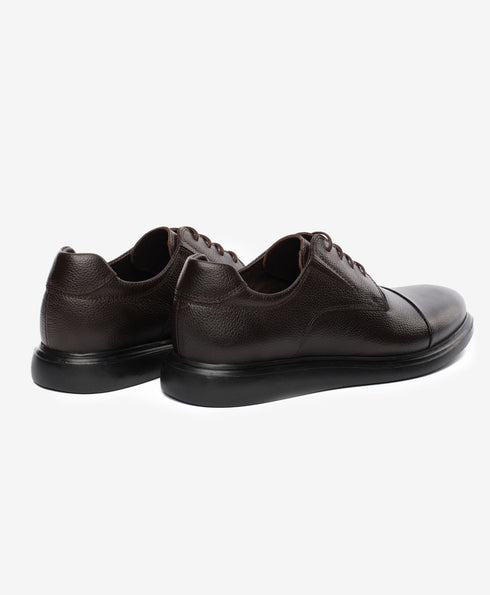 Greyder Men's Formal Leather Shoes in Brown