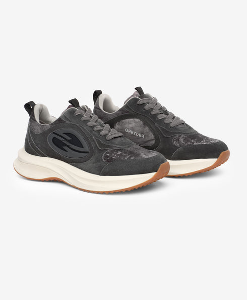Greyder Men's Leather Sports Sneakers