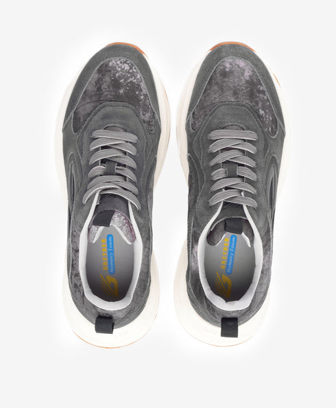 Greyder Men's Leather Sports Sneakers