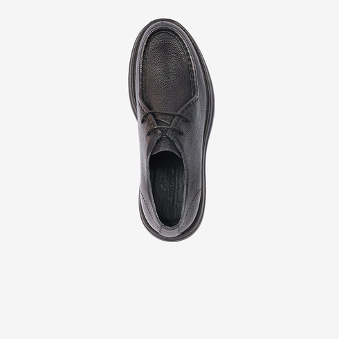 Greyder Men's Formal Leather Moccasin Black Boots