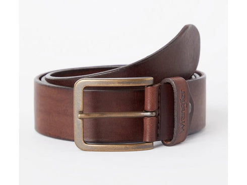 Wrangler Men's Structured Belt In Brown