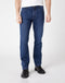 Straight Fit Jeans In Dark Stone